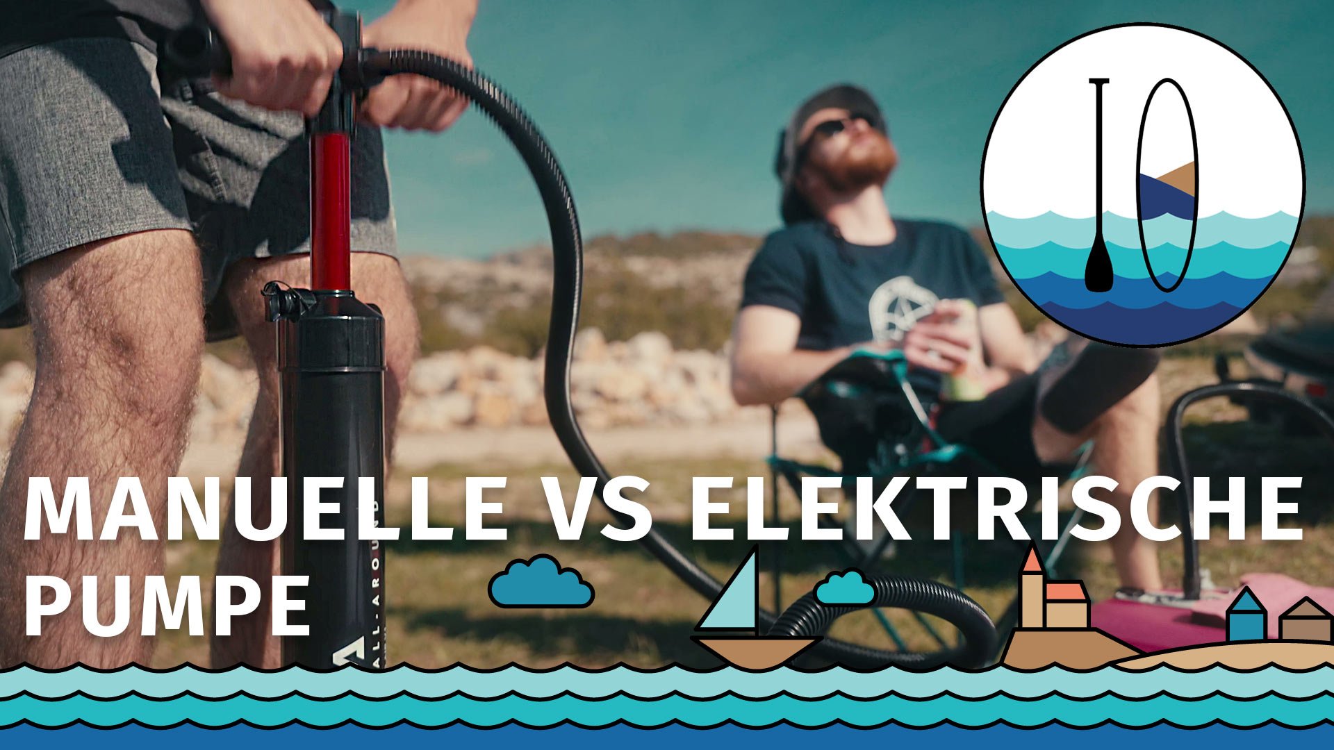 Elektrische Pumpe vs menschliche Muskelkraft!