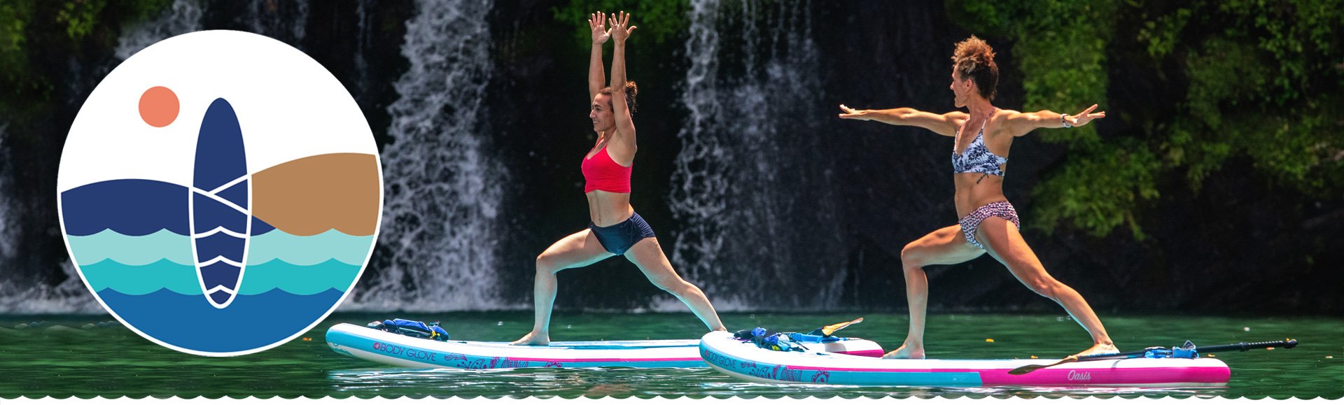 SUP Boards für Übungen auf dem Wasser – FITNESS BOARDS