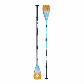 AZTRON PHASE bamboo carbon 3-teiliges verstellbares SUP Paddel