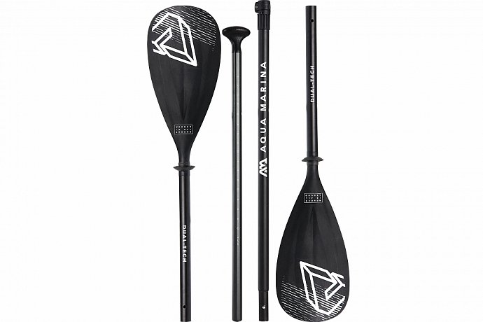 Paddel AQUA MARINA Dual-Tech Combo - 4-teiliges verstellbares SUP und Kajak Paddel