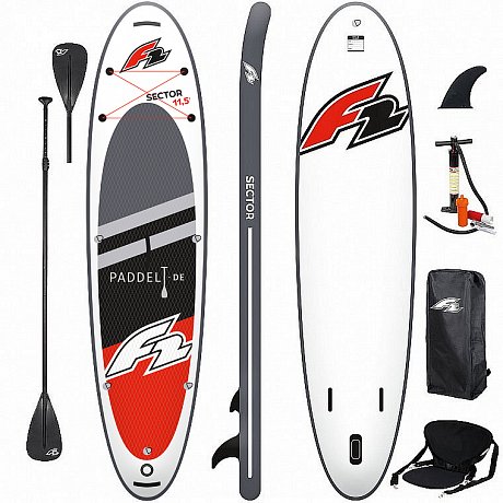 SUP F2 12\'2 SECTOR XL Stand Up Board - Paddle COMBO aufblasbares