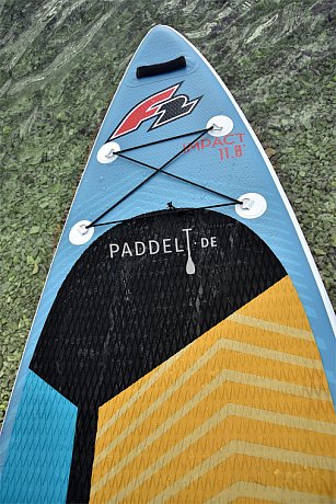 SUP F2 IMPACT 11'8 TURQUISE mit Paddel - aufblasbares Stand Up Paddle Board