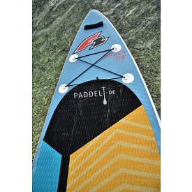 SUP F2 IMPACT 11'8 TURQUISE mit Paddel - aufblasbares Stand Up Paddle Board