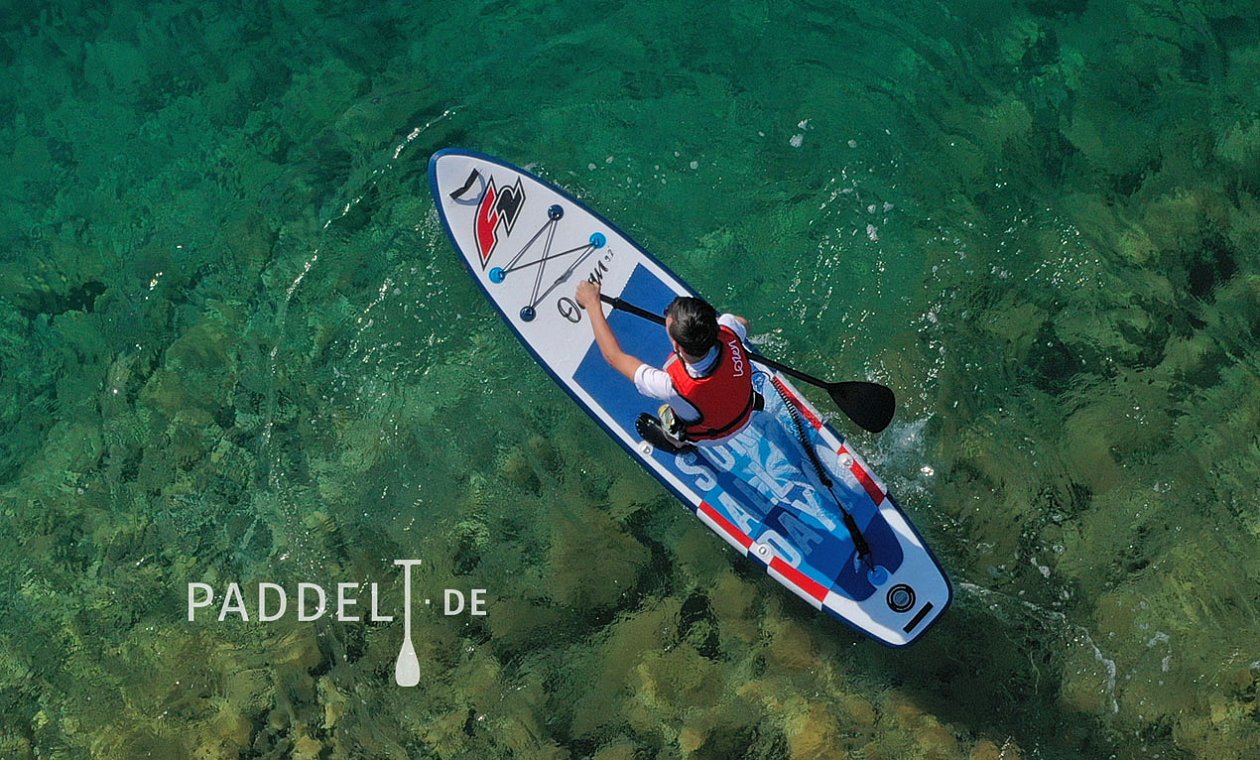OCEAN F2 Board BLUE SUP Paddel aufblasbares Paddle Stand BOY 9\'2 mit Up -