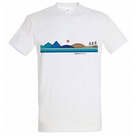 T-Shirt Herren PADDLEFASHION.COM WHITE Baumwolle kurzarm