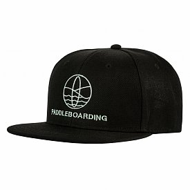 Snapback Cap PADDLEBOARDING black/blue Logo-Stamp