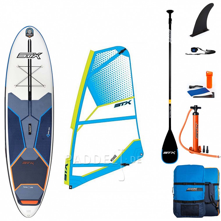 SUP STX WS Hybrid Freeride 10’6 x 32 mit Paddel incl. Segel