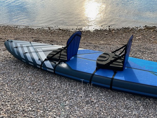 Kajak-Sitz YATE MAXIM DE LUXE für SUP Board - für die Befestigung ohne Ösen