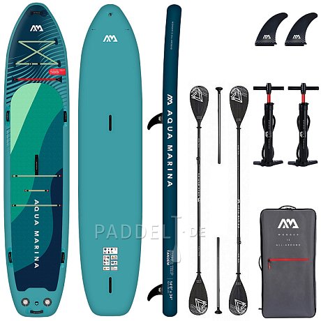 SUP AQUA MARINA Supertrip 14'0 Modell 2025 - aufblasbares Stand Up Paddle Board