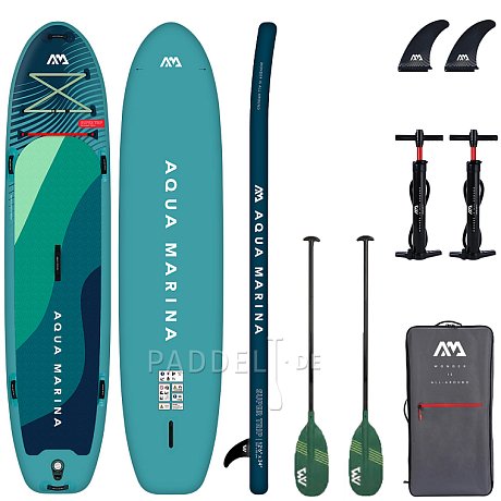 SUP AQUA MARINA Supertrip 12'6 Modell 2025 - aufblasbares Stand Up Paddle Board