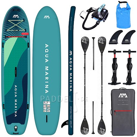 SUP AQUA MARINA Supertrip 12'6 Modell 2025 - aufblasbares Stand Up Paddle Board