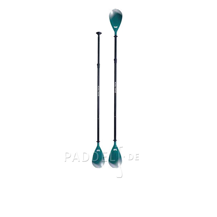 Paddel AQUA MARINA Dual-Tech Combo Modell 2024/25 - 4-teiliges verstellbares SUP und Kajak Paddel