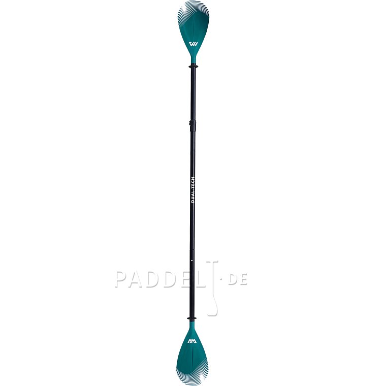 Paddel AQUA MARINA Dual-Tech Combo Modell 2024/25 - 4-teiliges verstellbares SUP und Kajak Paddel