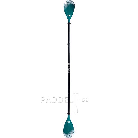 Paddel AQUA MARINA Dual-Tech Combo Modell 2025 - 4-teiliges verstellbares SUP- und Kajak-Paddel