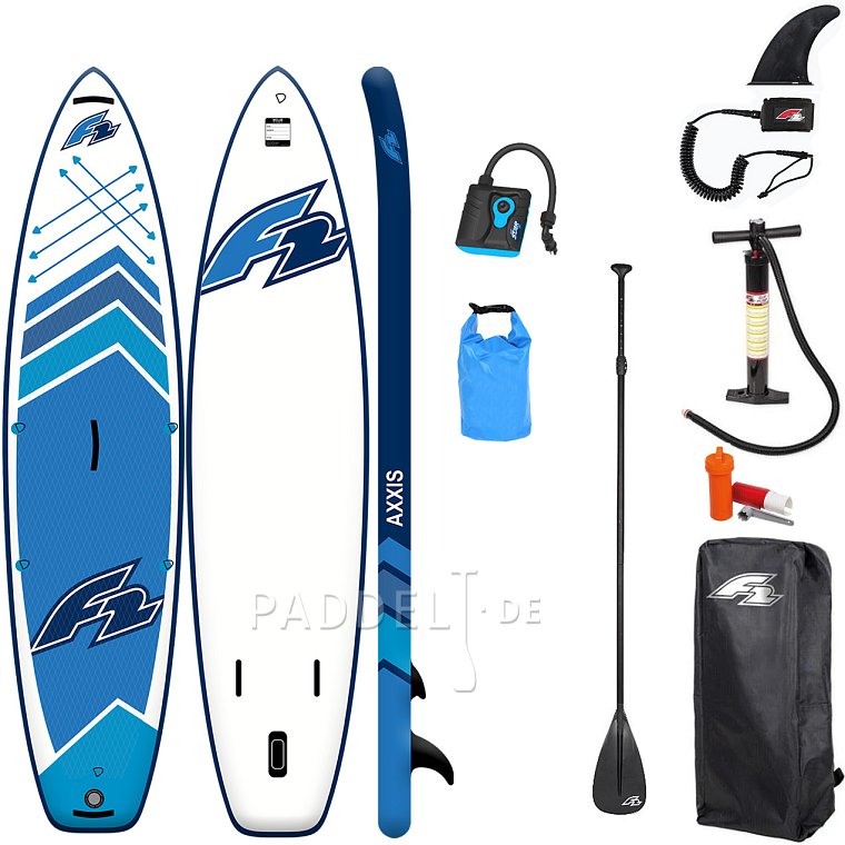 SUP F2 AXXIS SMU 12'2 LIGHT BLUE Modell 2024 - aufblasbares Stand Up Paddle Board