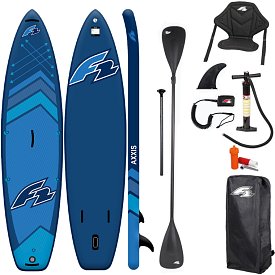 SUP F2 AXXIS SMU 12'2 COMBO NAVY BLUE Modell 2024 - aufblasbares Stand Up Paddle Board