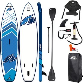 SUP F2 AXXIS SMU 12'2 COMBO LIGHT BLUE Modell 2025 - aufblasbares Stand Up Paddle Board