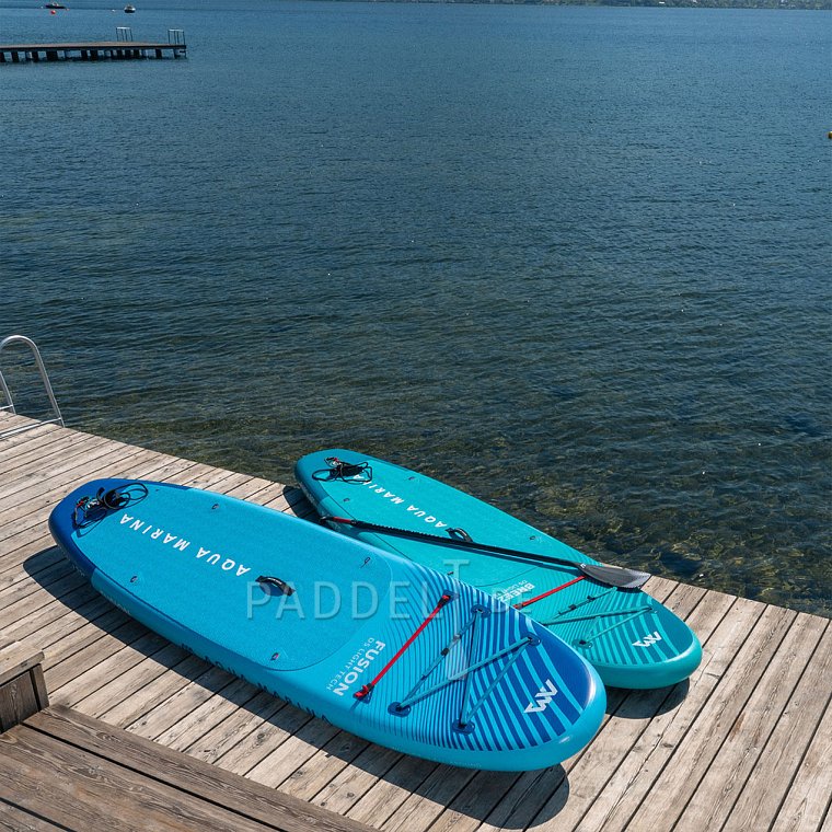 SUP AQUA MARINA FUSION 10'10 BLUE - aufblasbares Stand Up Paddle Board
