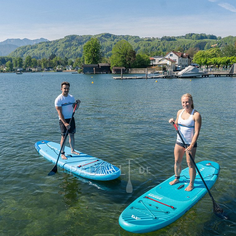 SUP AQUA MARINA BREEZE 9'10 BLUE - aufblasbares Stand Up Paddle Board