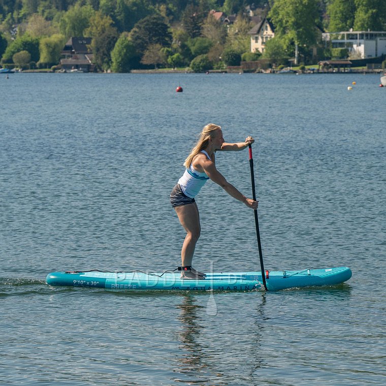 SUP AQUA MARINA BREEZE 9'10 BLUE - aufblasbares Stand Up Paddle Board