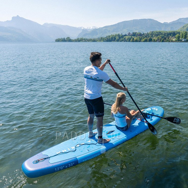 SUP AQUA MARINA MONSTER 12'0 BLUE - aufblasbares Stand Up Paddle Board