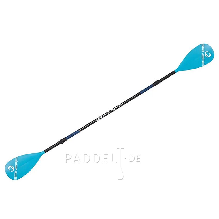 Paddel SPINERA Sup-Kayak Deluxe - 4-teiliges, verstellbares, extra langes Fiberglas-Paddel für SUP und Kajak