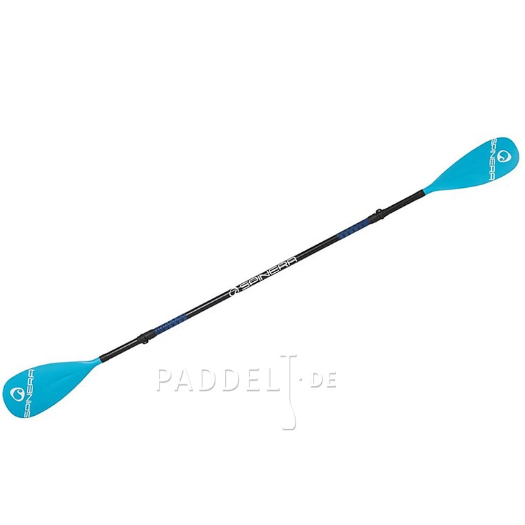 Paddel SPINERA Sup-Kayak Deluxe - 4-teiliges, verstellbares, extra langes Fiberglas-Paddel für SUP und Kajak