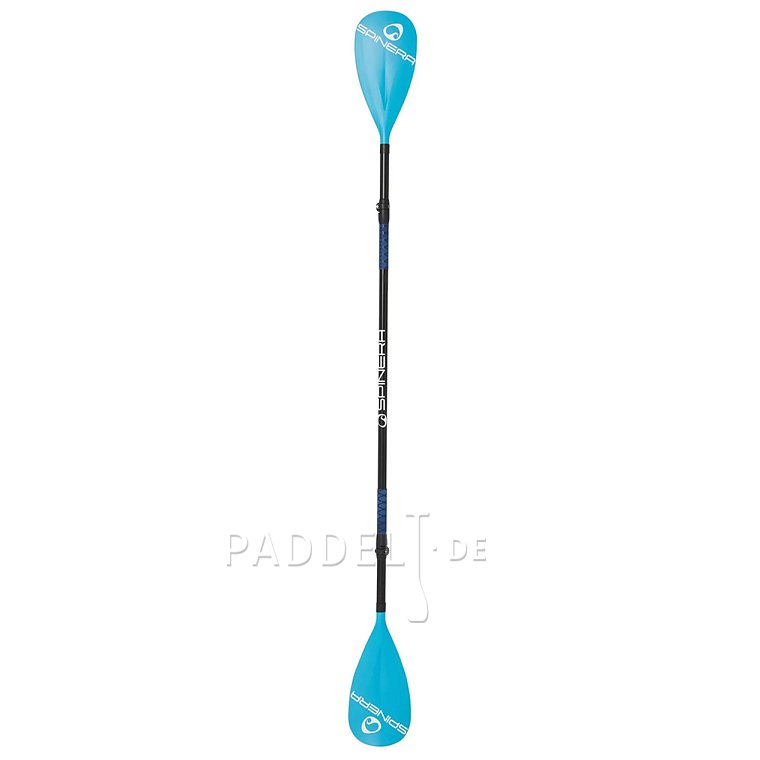 Paddel SPINERA Sup-Kayak Deluxe - 4-teiliges, verstellbares, extra langes Fiberglas-Paddel für SUP und Kajak