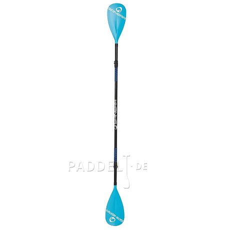 Paddel SPINERA Sup-Kayak Deluxe - 4-teiliges, verstellbares, extra langes Fiberglas-Paddel für SUP und Kajak