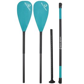 Paddel SPINERA Sup-Kayak Deluxe - 4-teiliges, verstellbares, extra langes Fiberglas-Paddel für SUP und Kajak