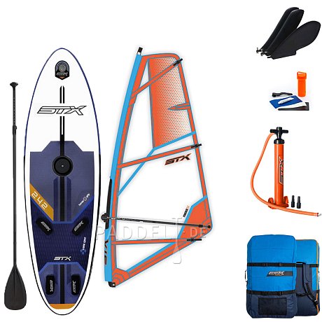 STX WS 242 FREERIDE incl. Segel - aufblasbares Windsurfboard